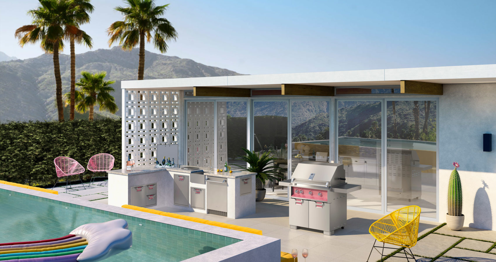 Aspire Palm Springs Patio Outdoor Kitchen